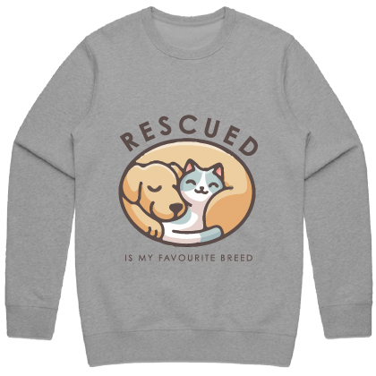 Rescued is my Favourite Breed Sweatshirt