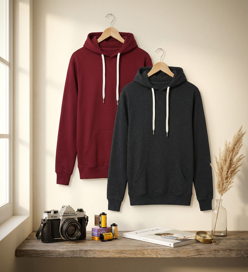Sustainable Dual Tone Hoodie