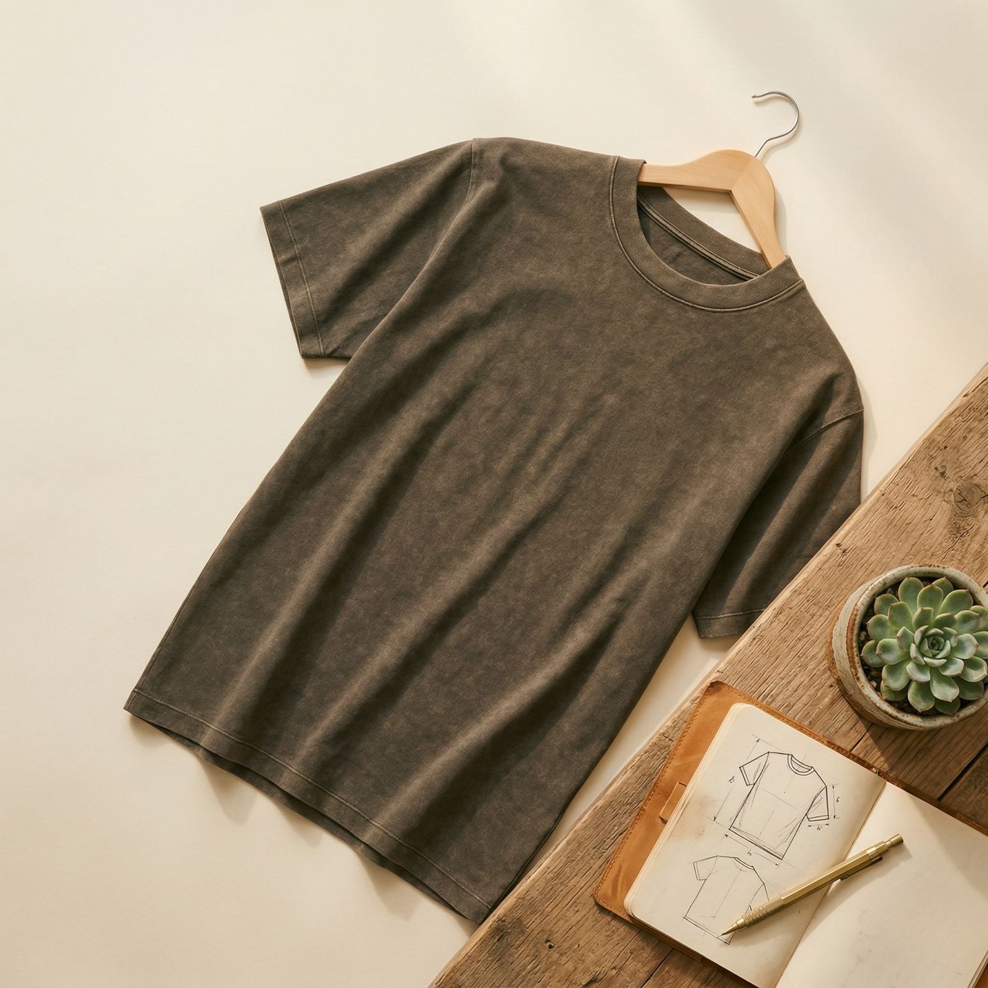 Acid Wash Oversize T-Shirt