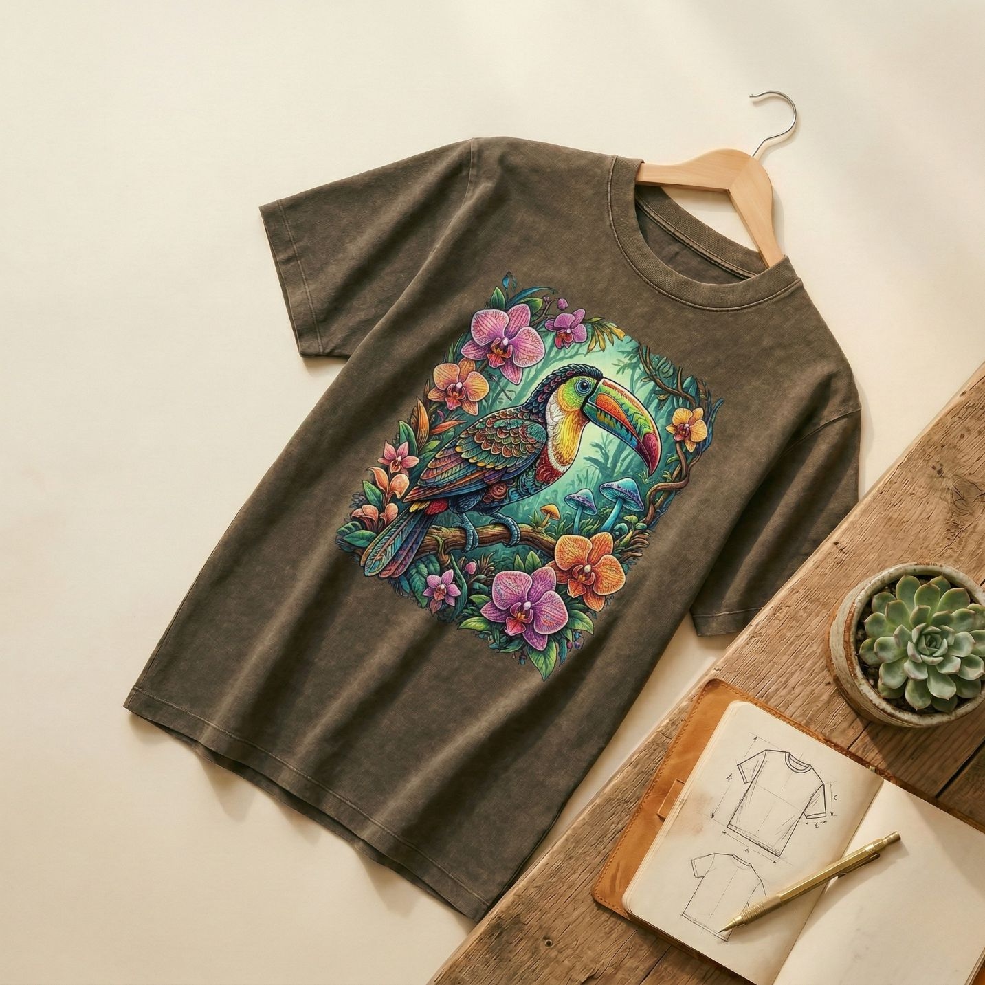 Acid Wash Oversize T-Shirt