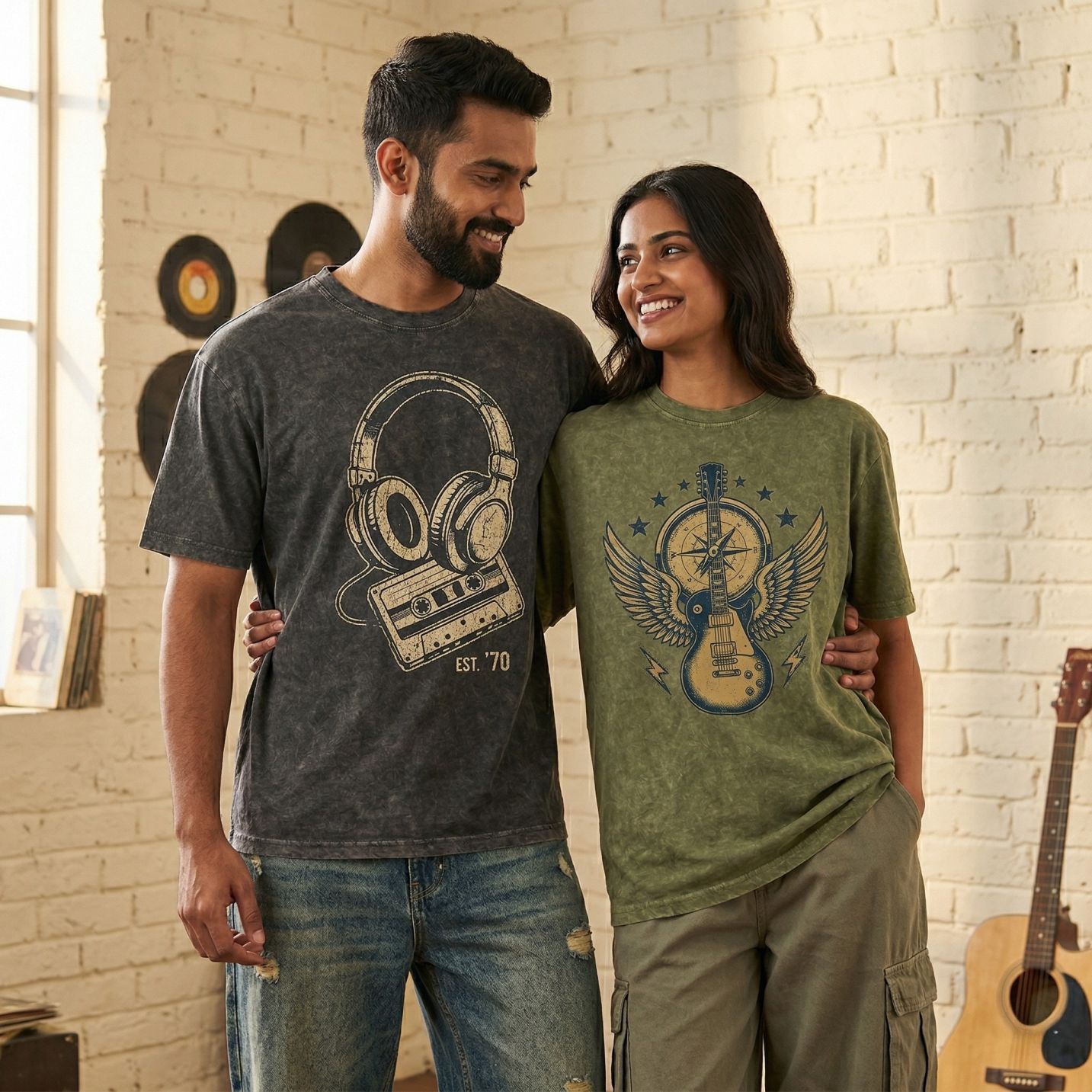 Optic Wash Oversize T-Shirt