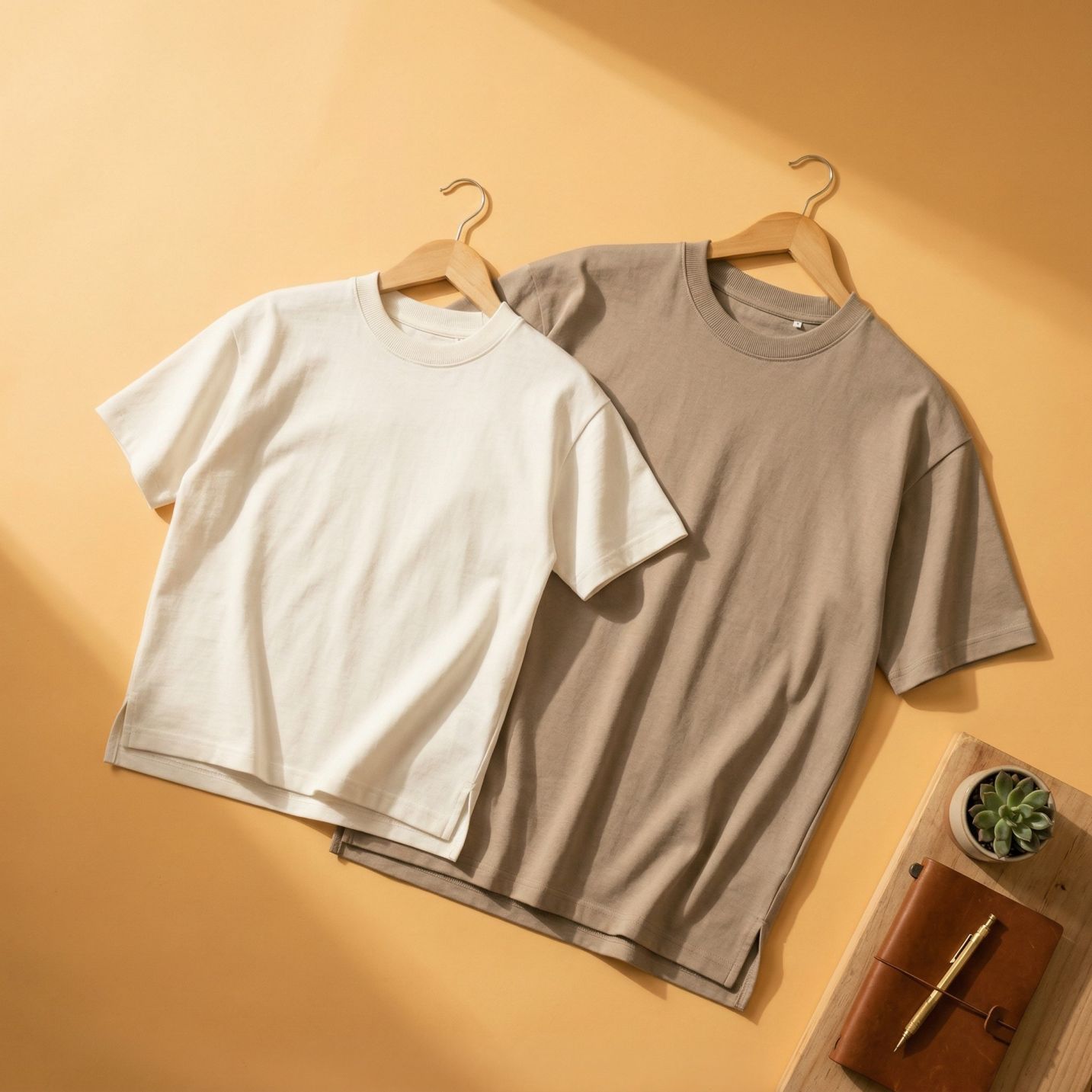 Pure Cotton Oversized Roundneck T-shirt (220 GSM)