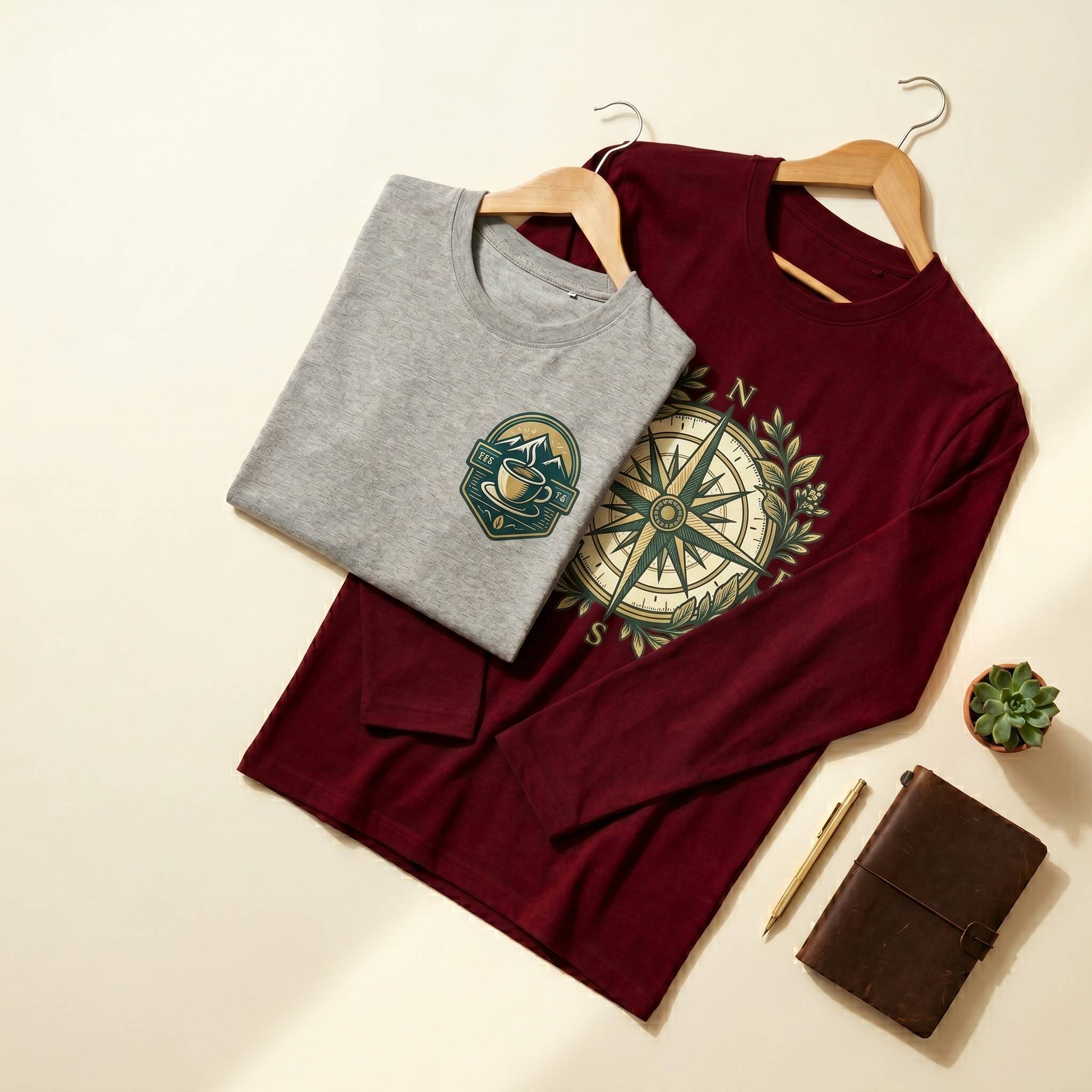 Pure Cotton Long Sleeve T-Shirt
