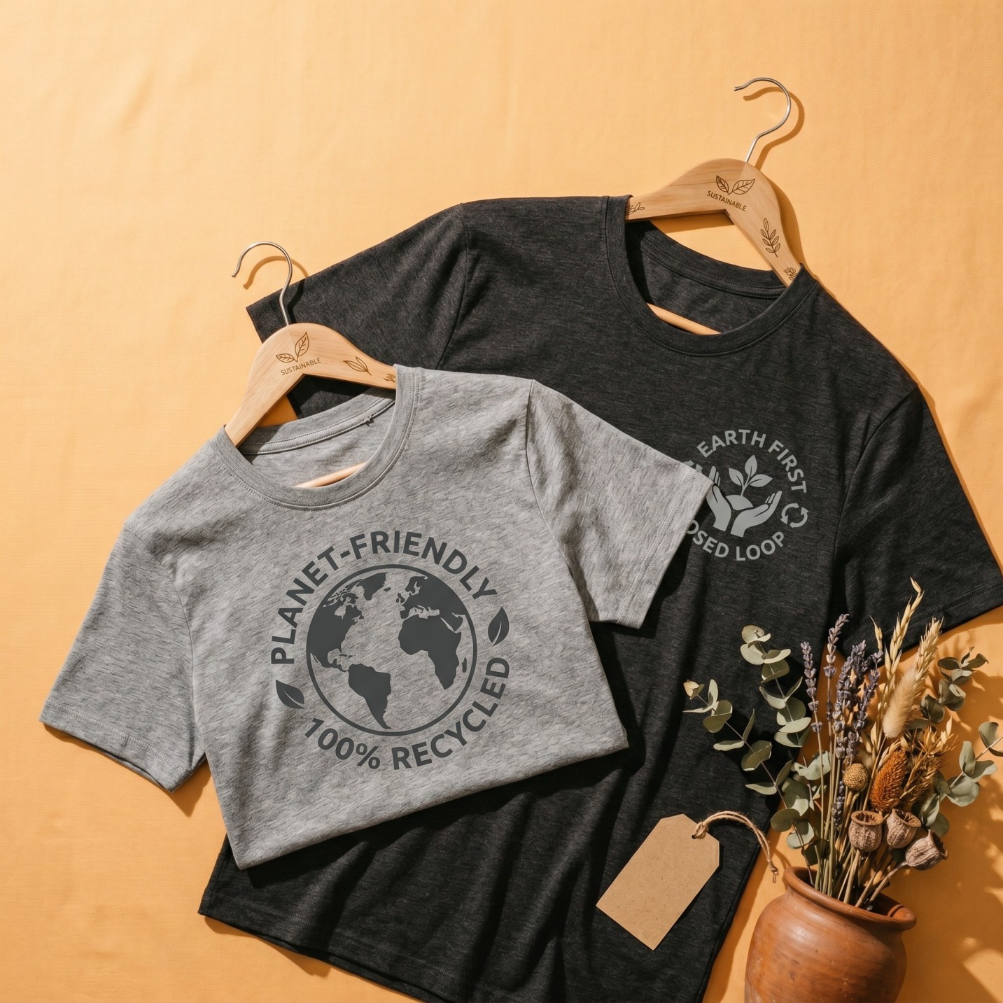 Sustainable Round Neck T-shirts