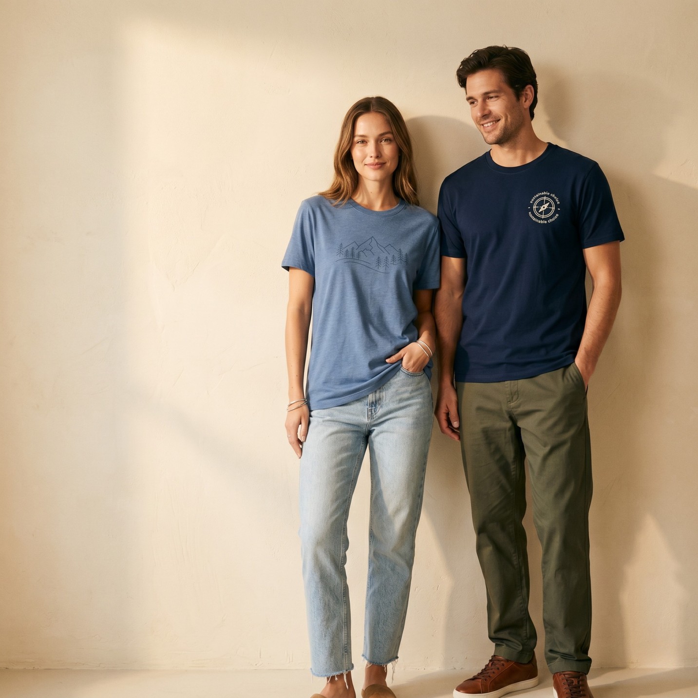 Sustainable Round Neck T-shirts