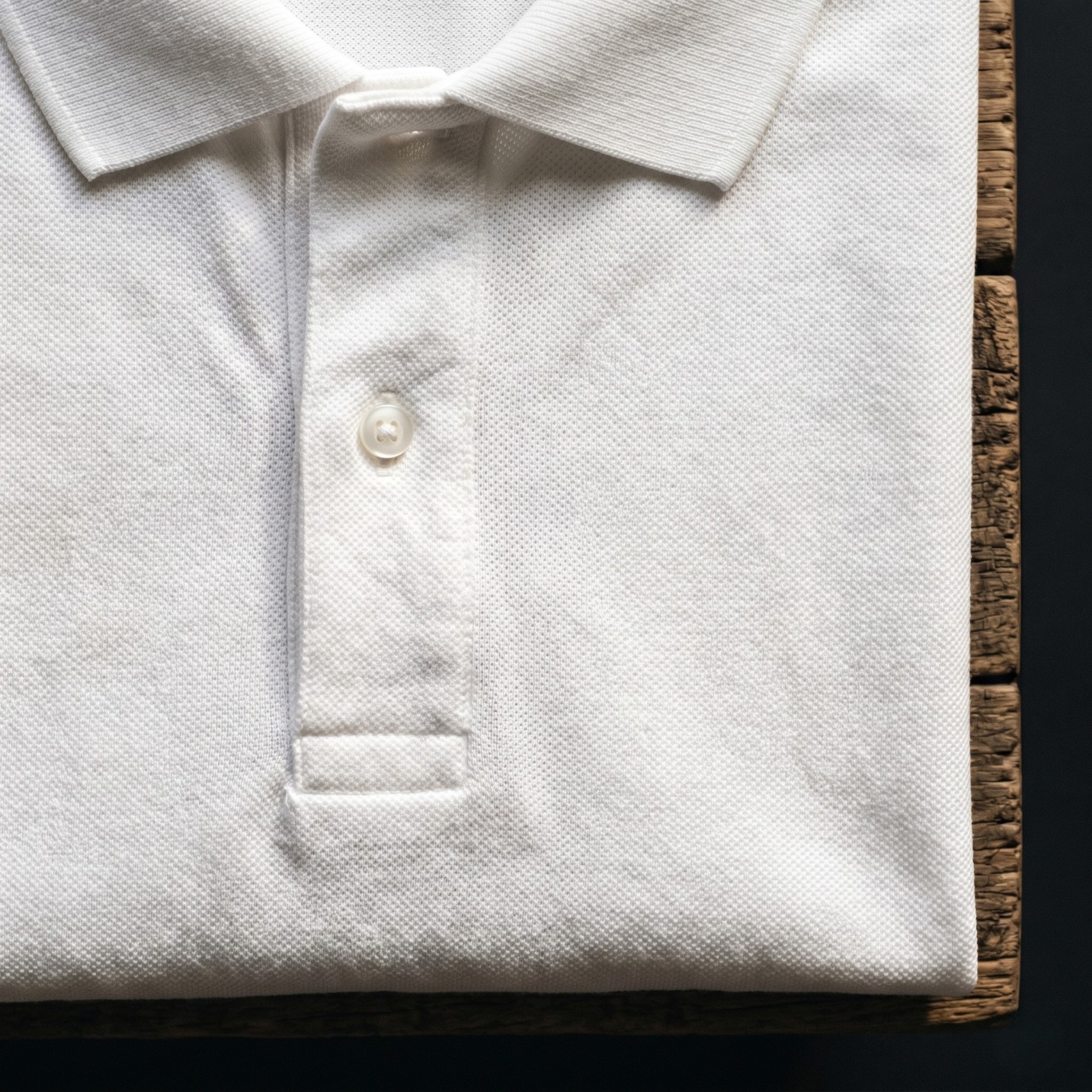 Pure Cotton Collared T-Shirt