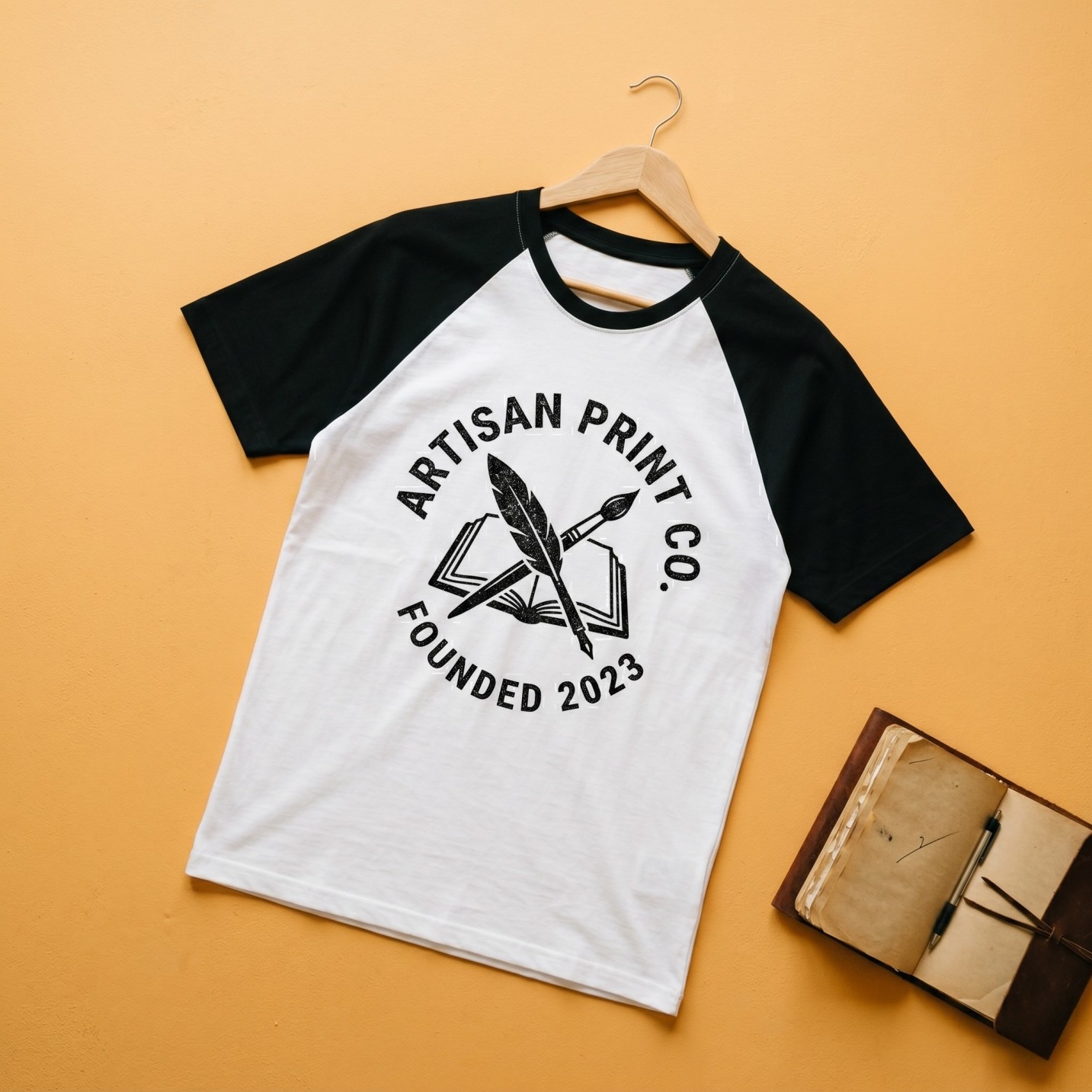 Pure Cotton Raglan T-Shirt
