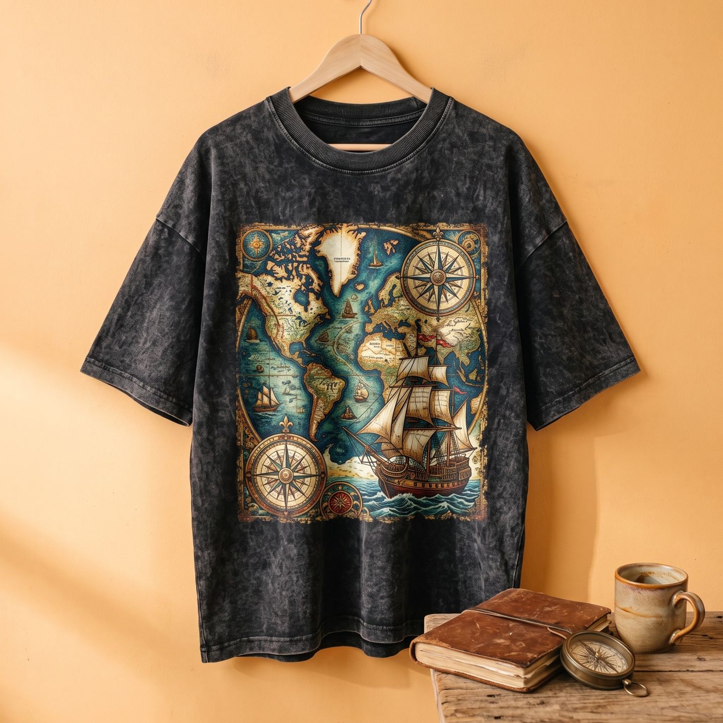 Acid Wash Oversize T-Shirt