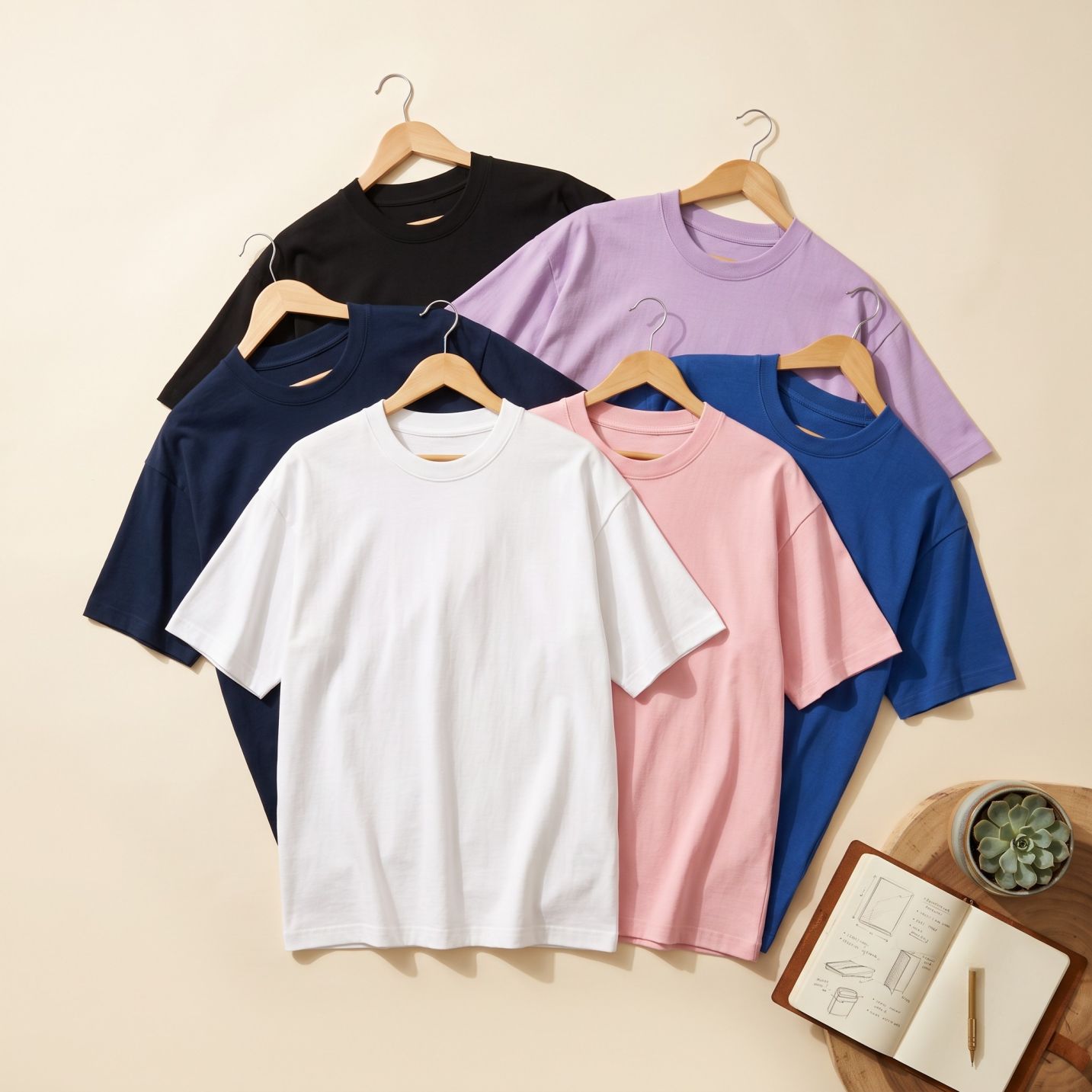 Pure Cotton Oversized Roundneck T-shirt (180 GSM)
