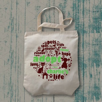 Adopt Tote Bag