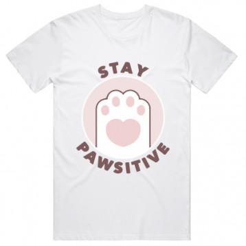 Stay Pawsitive T-Shirt