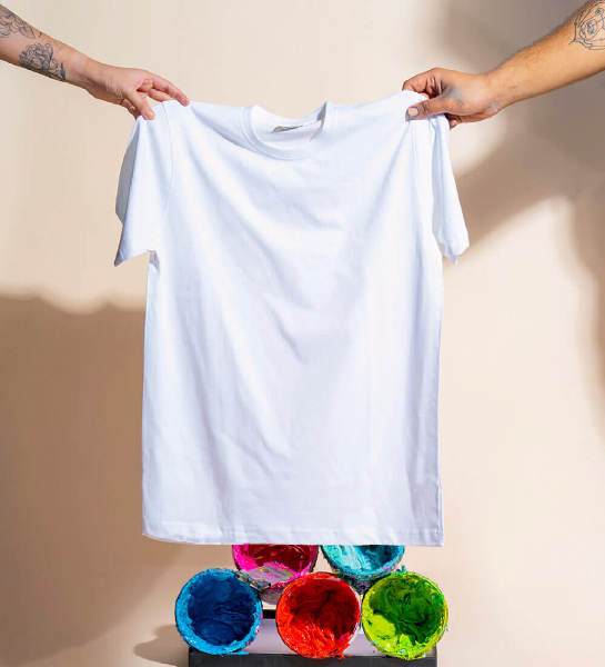 Pure Cotton Round Neck T-Shirt