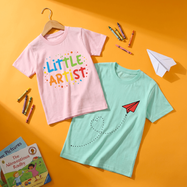 Kids Round Neck T-shirt