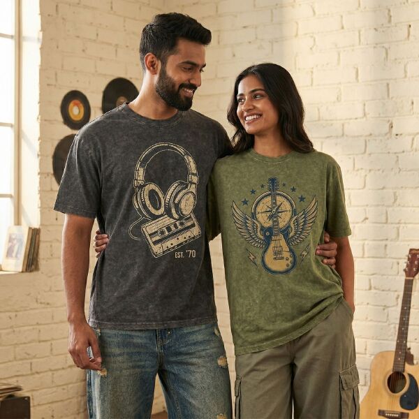 Optic Wash Oversize T-Shirt