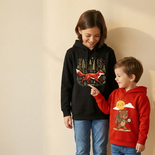 Pure Cotton Kid's Hoodies