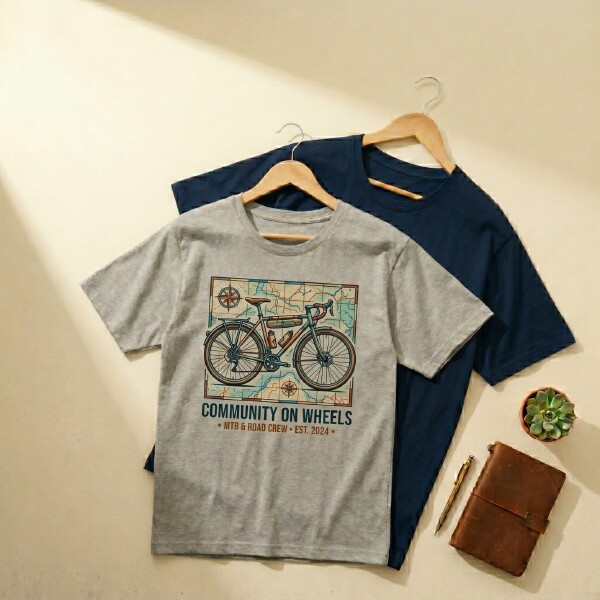 Pure Cotton Plus-Sized Roundneck T-shirts