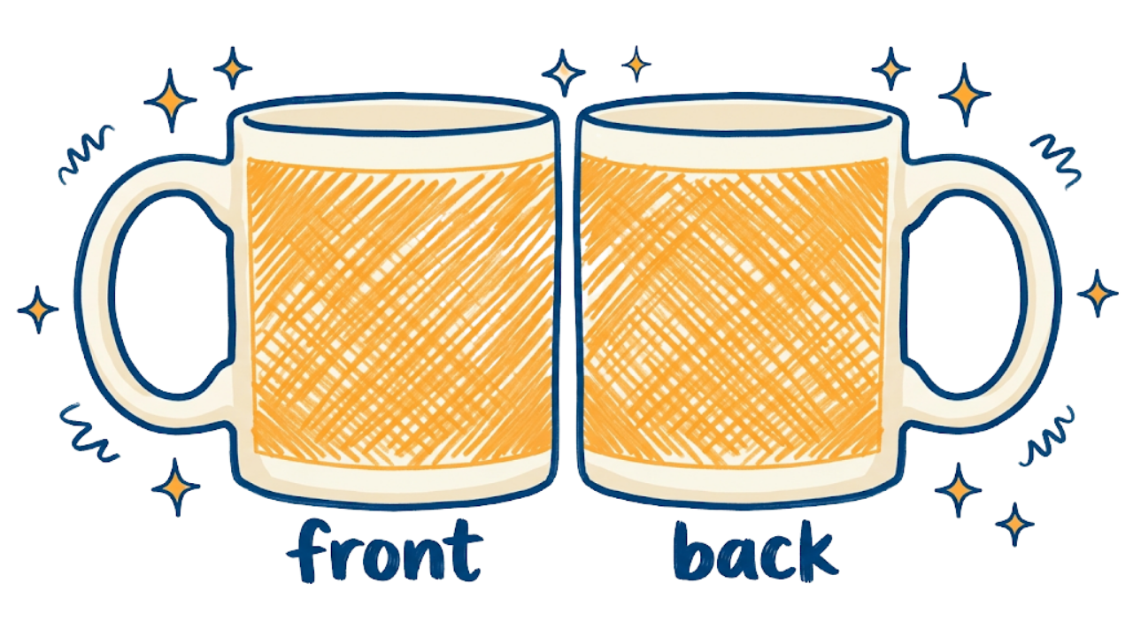 Print placement areas for Idea Cafe Suction Mug
